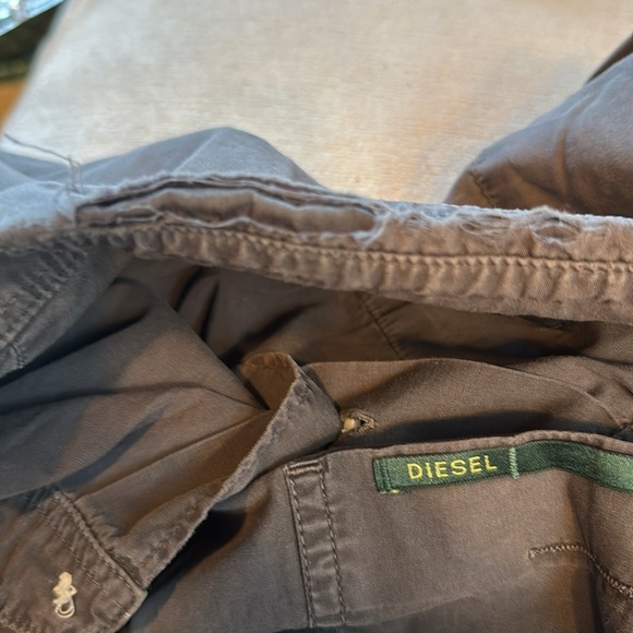 Diesel Men's Casual Button Down Shirt - Dark Gray - Picture 9 of 9